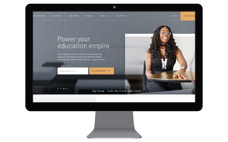 Thinkific online course platform
